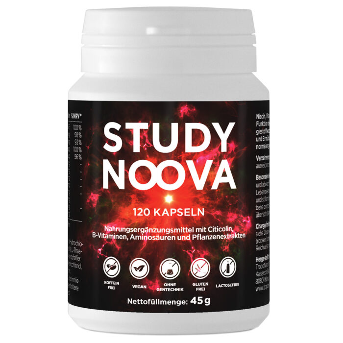 STUDY NOOVA Nootriopic Nootropika Konzentration Tablette